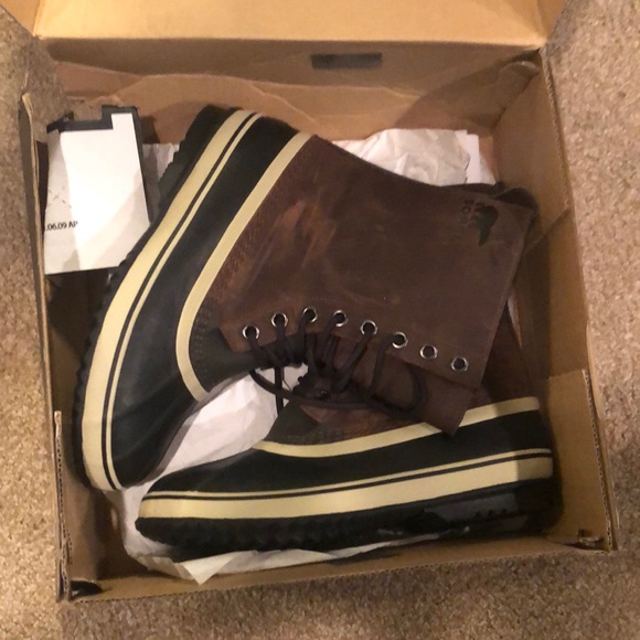 Brand new unworn Men’s Size 11 Sorel Tobacco 1964 LTR Boot